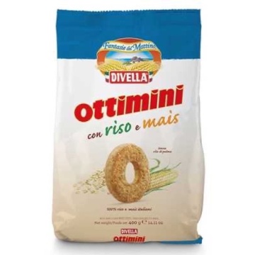 BISCUITI DIVELLA OTTIMINI OREZ SI PORUMB 400 GR