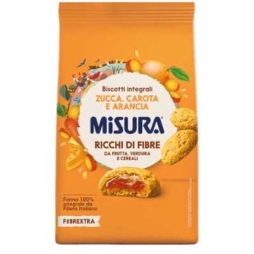 BISCUITI MISURA FIBRAEXTRA UMPLUTI PORTOCALIU 260 GR