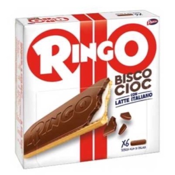BISCUITI RINGO CIOCOLATA LAPTE 162 GR