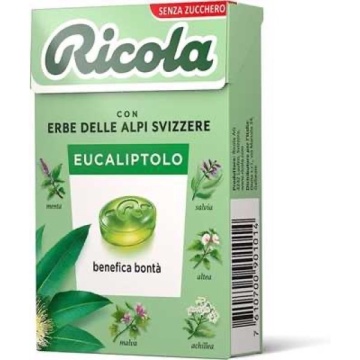 CARAMELLE RICOLA FLORI EUCALIPTOL 50 GR