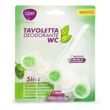 CLENDY TABLETA WC 5 IN 1 MENTA-EUCALIPT