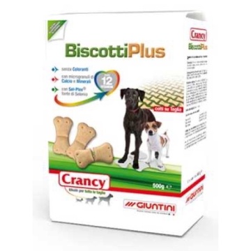 CRANCY BISCUITI PENTRU CAINI PLUS 500 GR