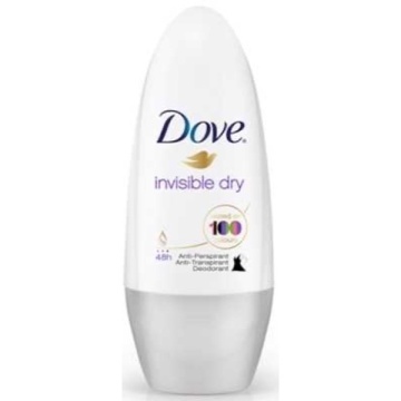 DOVE DEODORANT ROLL-ON INVIZIBIL ANTIPETE 50 ML