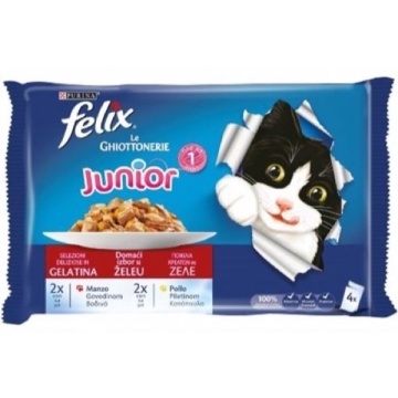 FELIX HRANA PISICA 4 PLICURI JUNIOR VITA PUI
