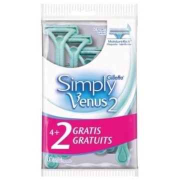 GILLETTE VENUS 2 SIMPLY 4+2 APARATE DE RAS DE UNICA FOLOSINTA