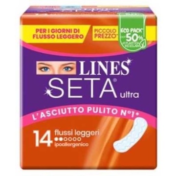 LINES SETA ULTRA ABSORBANTE FLUX USOR ANATOMICE