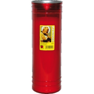 LUMANARI CIMITIR T100 ROSU 25 CM