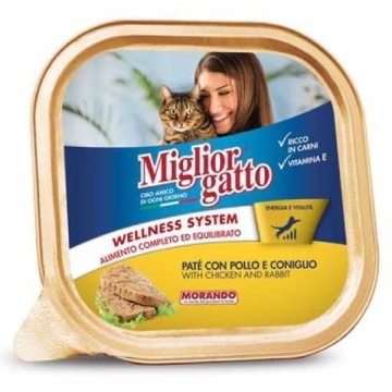 MIGLIOR HRANA PISICA TAVA PUI SI IEPURE 100 GR