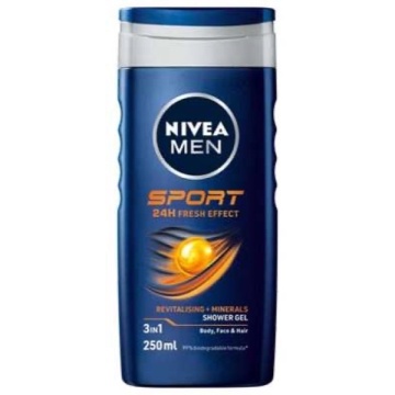 NIVEA GEL DE DUS MEN SPORT 250 ML