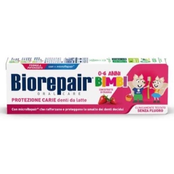 PASTA DE DINTI BIOREPAIR JUNIOR KIDS 0-6 CAPSUNI 50 ML