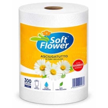 PULIUNTO SOFT FLOWER BOBINA 1 ROLA 100 M 400 FOI