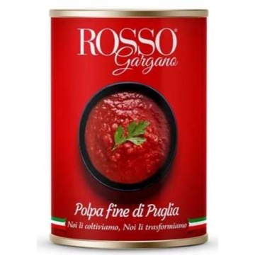 ROSSO GARGANO PULPĂ FINĂ DE ROȘII 400 G