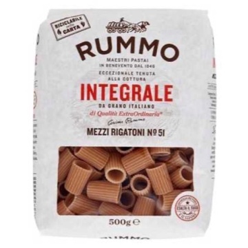 RUMMO INTEGRAL MEZZI RIGATONI NR.51 500 G