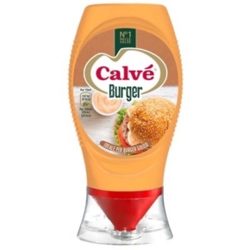 SOS CALVE BURGER TOP DOWN 250 ML