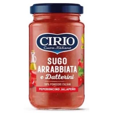 SOS CIRIO ARRABBIATA CU DATTERINO ȘI ARDEI IUTE 190 G