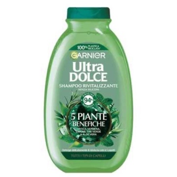 ULTRA DOLCE SAMPON 5 PLANTE PENTRU PAR NORMAL VERDE 250 ML