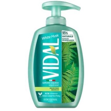 VIDAL SAPUN LICHID MOSC ALB 300 ML