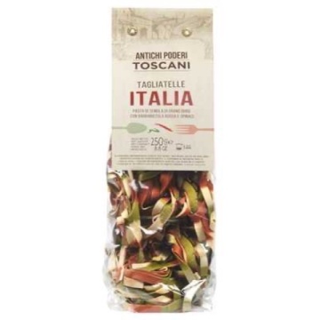ANTICHI PODERI TAGLIATELLE TRICOLORE ITALIA 250 GR