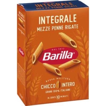 BARILLA INTEGRALA MEZZE PENNE 500 GR