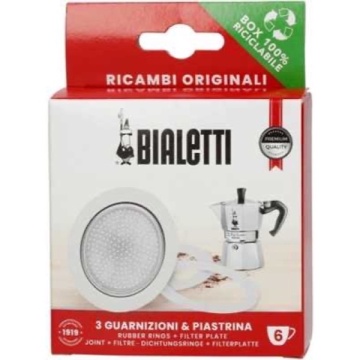 BIALETTI GARNITURA + FILTRU MOKA 6 CESTI