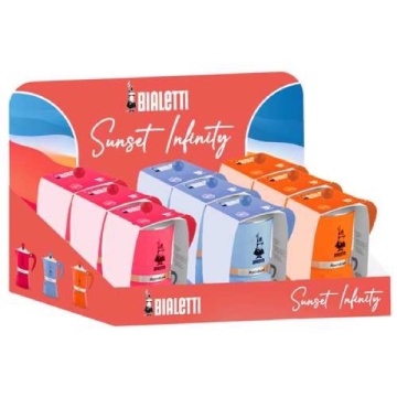 BIALETTI MOKA RAINBOW EXPO ASORTAT 3 CESTI