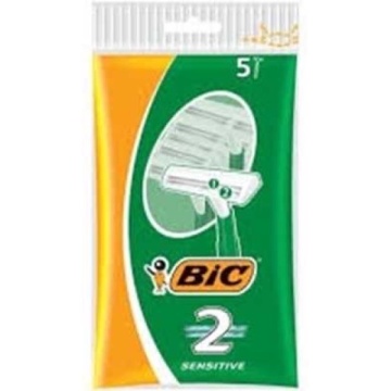 BIC 2 LAME SENSITIVE VERDE 5 BUC