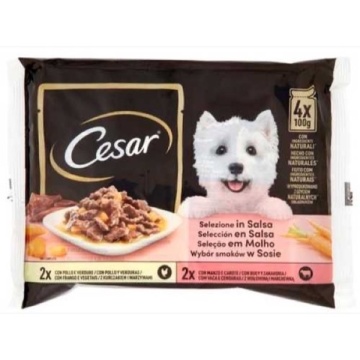 CESAR PLICURI CAINE SOS DELIZIE 4X100 GR
