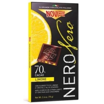 CIOCOLATA NOVI TABLETA NEAGRA LAMAIE GHIMBIR 75 GR