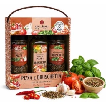 COLLITALI SET CADOU PIZZA & BRUSCHETTA 33 G + 100 ML