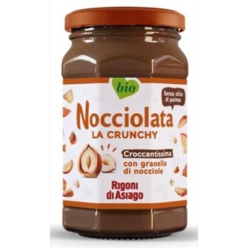 CREMA NOCCIOLATA RIGONI BIO CROCCANTA 250 GR