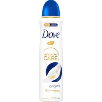 DOVE DEODORANT SPRAY ADVANCED ORIGINAL 150 ML