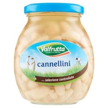 FASOLE VALFRUTTA CANNELLINI STICLA 360 GR