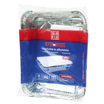 FOLISTAR CASEROLE ALUMINIU 4 PORTII CU CAPAC X3