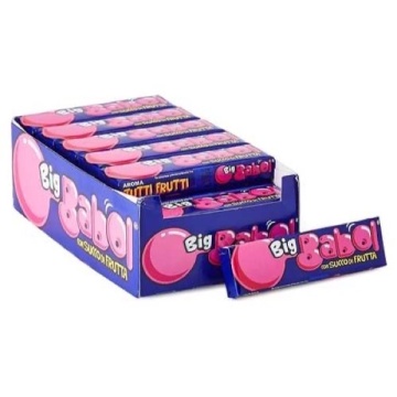 GUMA MESTECAT BIGBABOL STICK FRUCTE 24 BUC