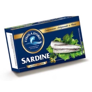 ISOLA D'ORO SARDINE ÎN ULEI DE MĂSLINE 120 G