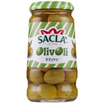 MASLINE VERZI INTREGI SACLA 300 GR