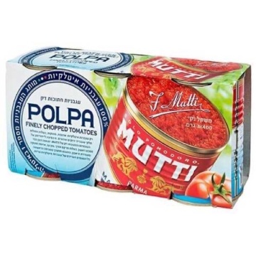 MUTTI PULPA ROSII CONSERVA 3X400 GR