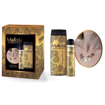 SET CADOU MALIZIA MIRAGE DEODORANT + GEL DUS + COLIER
