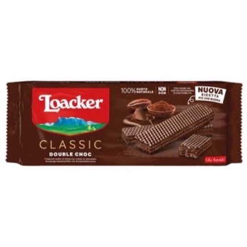 WAFER LOACKER DOUBLE CIOCOLATA 175 GR