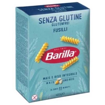 BARILLA FARA GLUTEN FUSILLI 400 GR