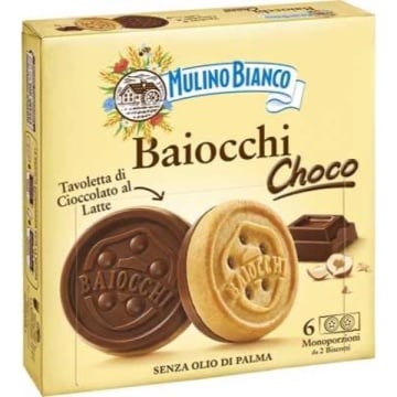 BISCUITI MULINO BIANCO BAIOCCHI CHOCO 144 GR