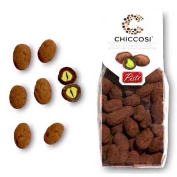 BOABE PISTI FISTIC ACOPERITE CIOCOLATA NEAGRA 200 GR