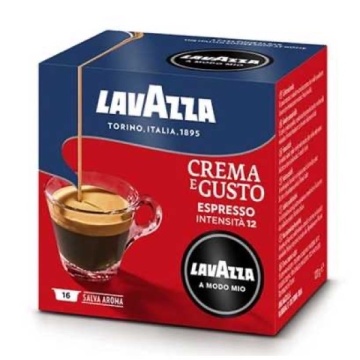 CAFEA LAVAZZA CAPSULE CREMA E GUSTO MODO MIO 16 BUC