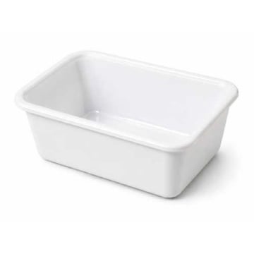 CASEROLĂ DIN PLASTIC 1 PORȚIE P-8 ALBĂ X100