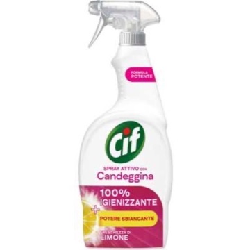 CIF SPRAY CU ÎNĂLBITOR IGIENIZANT LĂMÂIE 650 ML