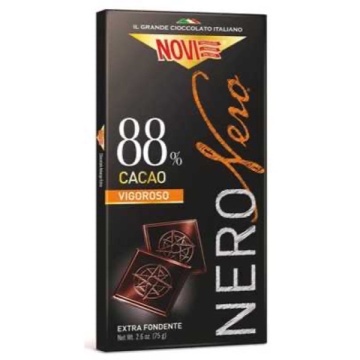 CIOCOLATA NOVI TABLETA NEAGRA 88% 75 GR