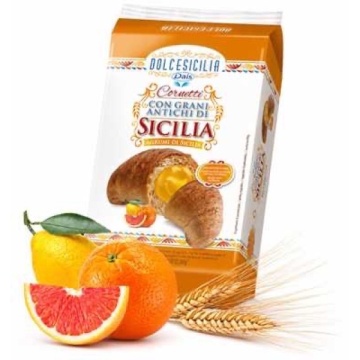 CORNURI DAIS CU CREMĂ DE CITRICE SICILIENE 300 G