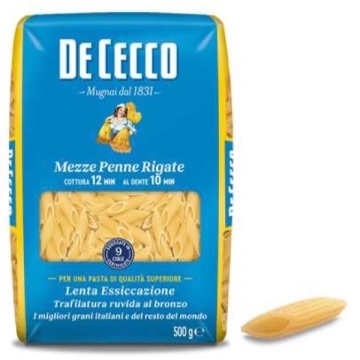 DE CECCO MEZZE PENNE RIGATE NR.141 500 G