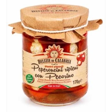 DELIZIE CALABRIA ARDEI IUȚI CU PECORINO 170 G