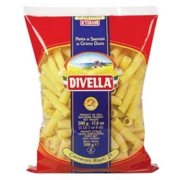 DIVELLA NR 21 CANNERONI RIGATI 500 GR